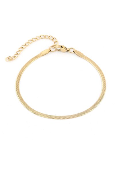 ÖZÇTAKI 316 L Stainless Steel Gold Italian Bracelet