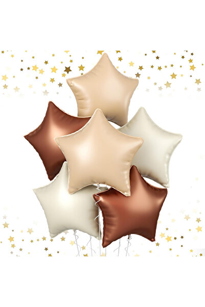 Işıltı Balon Dükkanı Star Foil Balloon 4 Pieces 45cm