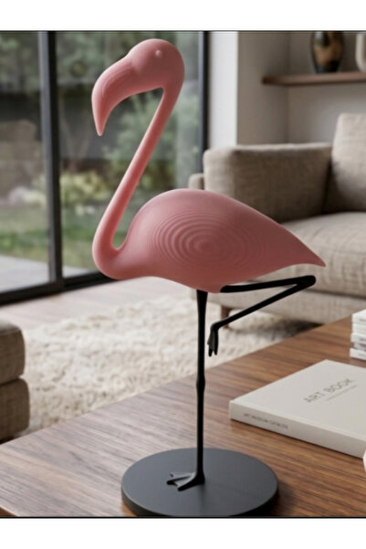 Fullment Dekoratif Biblo Flamingo Heykeli - Modern 3D Tasarım Salon, Ofis ve ...
