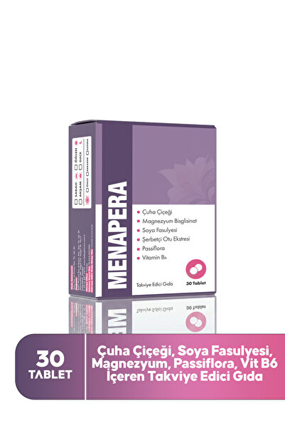 Menapera Kadınlara Özel Hormonal Aktiviteyi Düzenlemeye Yardımcı Bitkisel Tak...