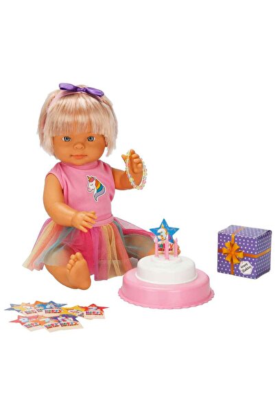 Sunman Bebelou Birthday Party Bebek Seti 40 cm - Renkli Etekli Bebelou