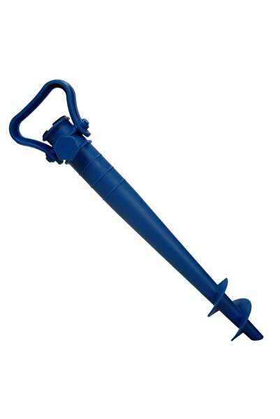 SHOPIENS Suport de umbrelă albastru cu filet Ø22-34 38 x 4 cm