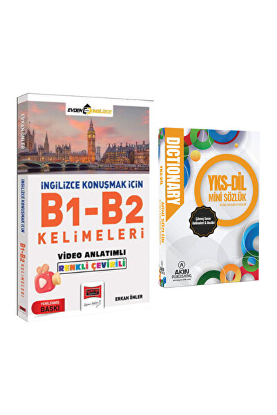Yargı Yayınları Evden İngilizce: İngilizce Konuşmak İçin B1-B2 Kelimeleri+ Ak...