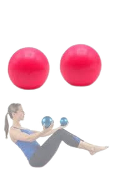 SPORIO Pilates Ağırlık ( Toning ) Topu 0,5 Kg Pembe