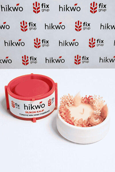 Hikwo Dekoratif Mumluk Kasesi Silikon Kalıbı - Taş Tozu Kalıbı - T35436