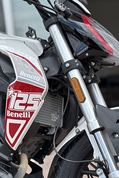 Banxtre Benelli 125s için Yan Kapaklara Uyumlu Kırmızı Renk Sticker Kapak Set...
