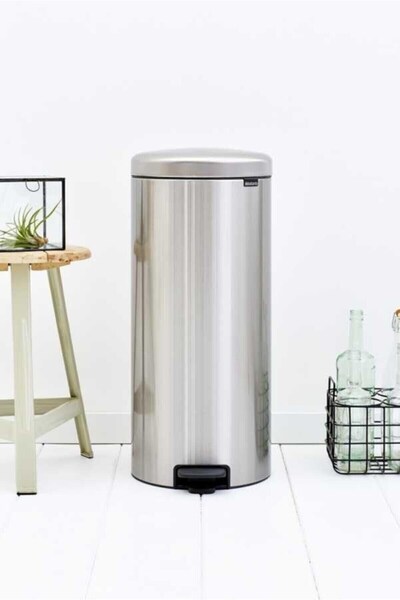 Brabantia Newıcon Fpp Matt Steel Pedallı Çöp Kutusu 30lt