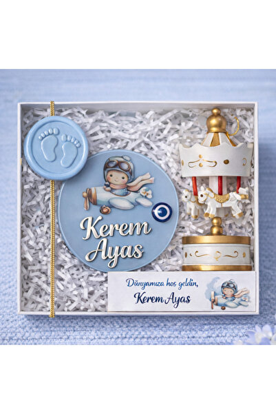 Kirpi Süs 20 adet İsme Özel Atlıkarınca & pleksi magnet hediyelik