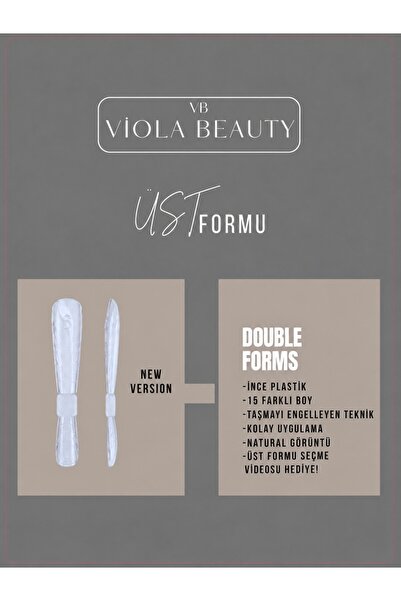 VB VIOLA BEAUTY VIOLA BEAUTY ÜST FORMLARI -( Protez Tırnak Uzatma İşlemi İçin...