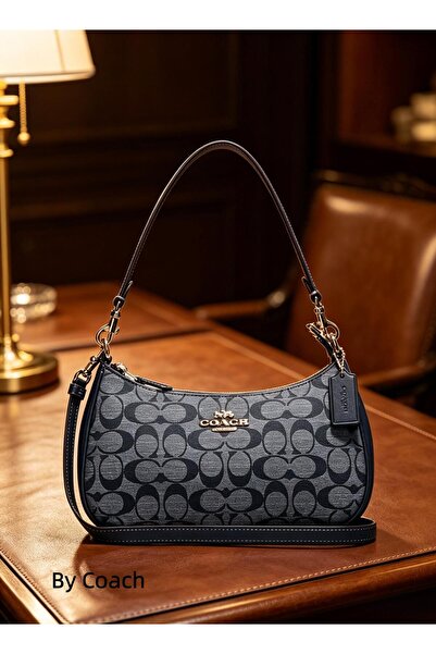 coach house Teri Shoulder Bag In Signature Canvas for women Crossbody bag Han...