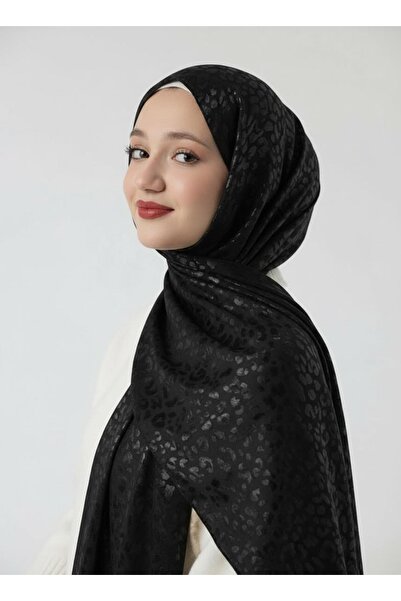 Butik Leopar desenli Aerobin jakar şal