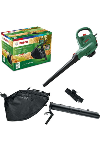 Bosch garden vacuum UniversalGardenTidy 2300, leaf vacuum/leaf blower (green/...