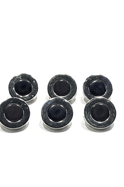 karantuhafiye Italian Silver Framed / Coat and Trench Coat Button / Set of 6 ...