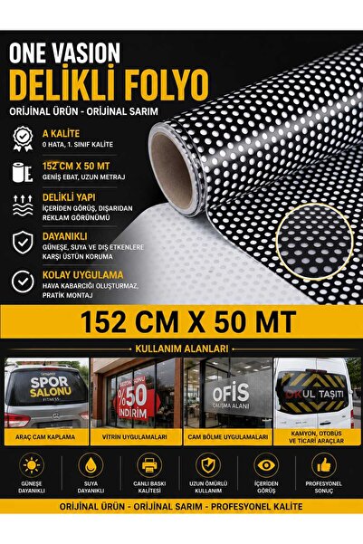 HD AMERICAN ONE VISION DELİKLİ FOLYO