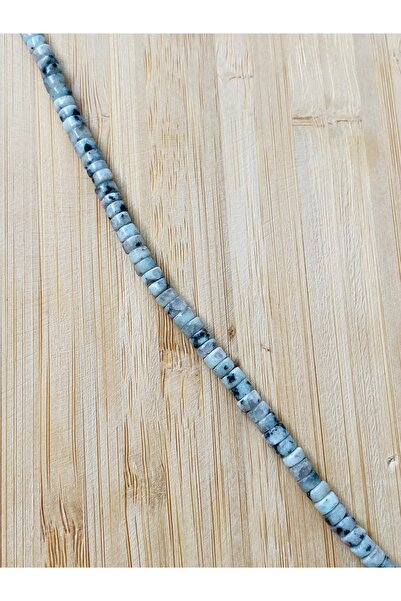 Lorin hobi Original Natural Stone Light Gray Variscite Cylinder 2.4 mm 1 Strand