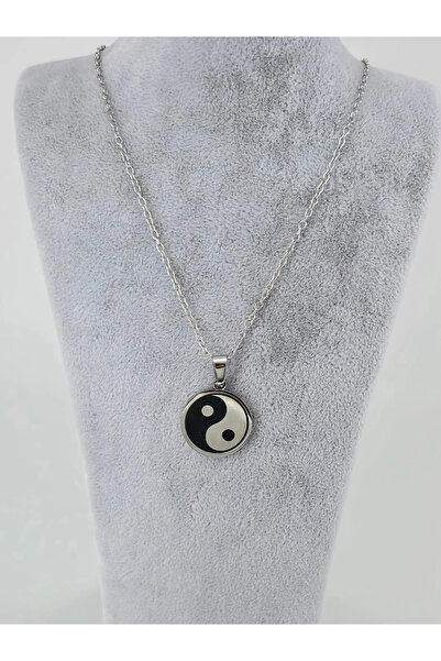 magicool Yin-Yang Steel Men's Necklace - Ekl0082