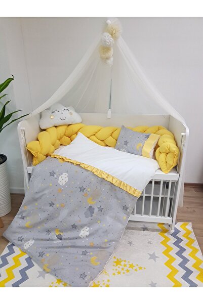 bebek_iklimi 80x130 Masal Serisi Cibinlikli Bebek Uyku Seti - İsim Nakışlı Sa...