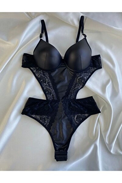 tılsım Deri Bodysuit