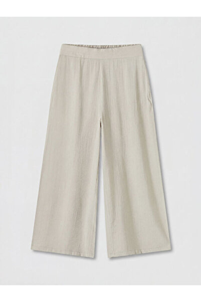LC Waikiki Textured Women's Capri with Elastic Waist