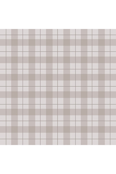 Arterior Wallpaper Toprak renklerinde kareli desen çocuk odası poster duvar k...