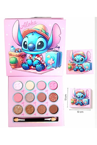 YerliToptan Stitch Aloha Çocuk Far Paleti