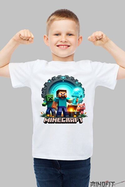 GILDAN Tricou Minecraft Kendama Portal Energizant