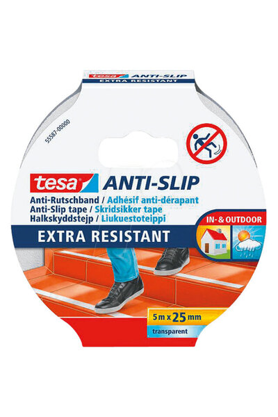 Tesa Ticaret BANDA ADEZIVA ANTIDERAPANTA 25MM / 5M