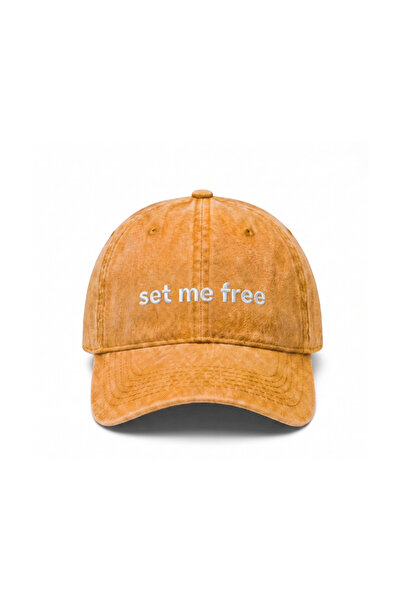 Tresore ''set me free'' Κεντημένο καπέλο μπέιζμπολ που πλένεται / ''set me fr...