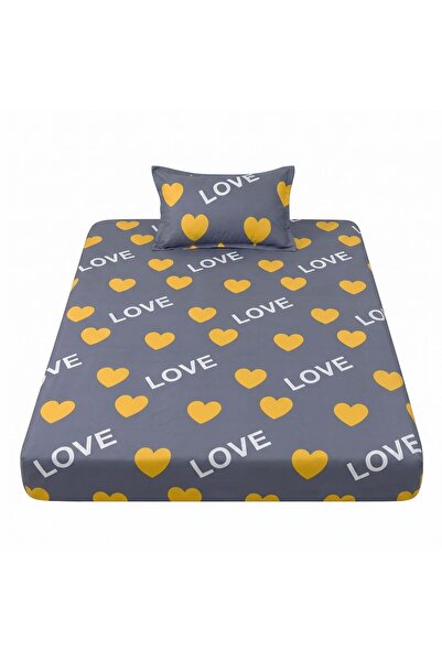 Sister 2PCS Bedding Set Twin/Single Size – Soft Fitted Sheet and Pillowcase S...