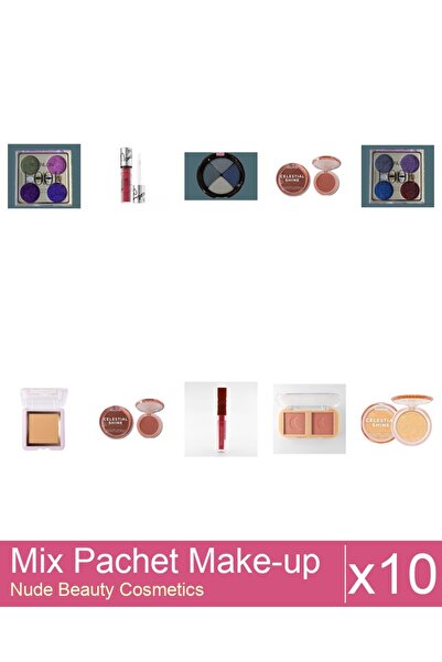 Makeup Set Mix 10 products Makeup Palettes: Glitter Eyeshadow Palette, Scanlo...