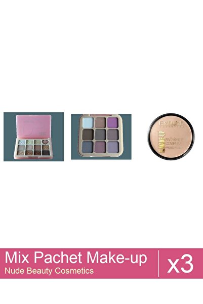 Makeup Set Mix 3 products Makeup Palettes: DoDo ROSE Eyeshadow Palette 8g, 03...