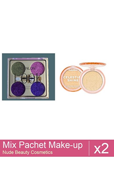Makeup Set Mix 2 products Makeup Palettes: Glitter Eyeshadow Palette, Scanlon...