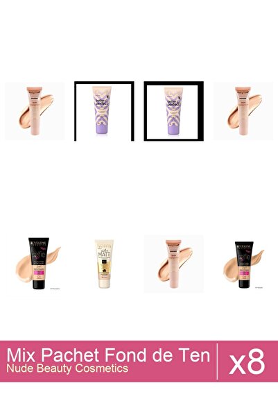 Makeup Set Mix 8 produse Fond De Ten: Fond de ten Skin Perfector Foundation R...
