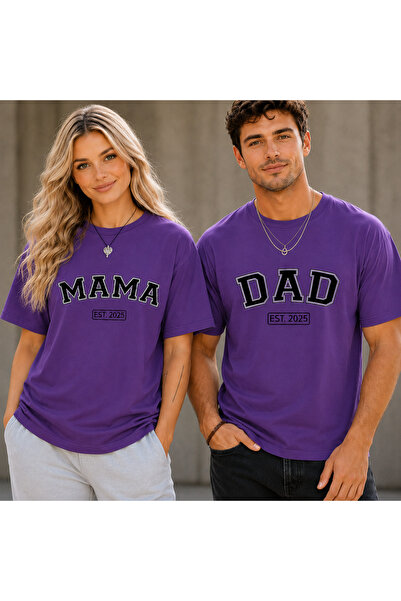 VODEXA Tricou oversize pentru bărbați și femei, cu imprimeu mama, 100% bumbac...