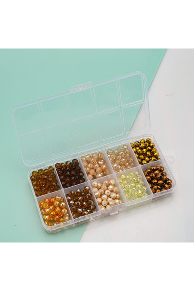 choice2 Ka 6mm 400pcs 4mm 6mm 8mm Crystal Rondelle Kit Faceted Glass Round Lo...