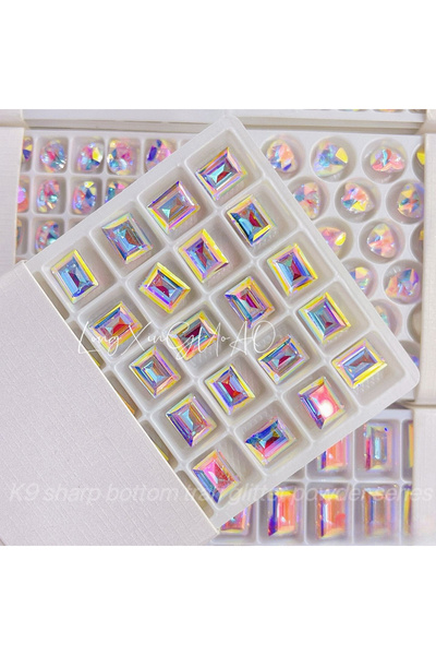 Choice4 8X10MM قطعتان جديدتان 5A K9 أحجار كريستال زجاجية مستديرة الشكل على شك...