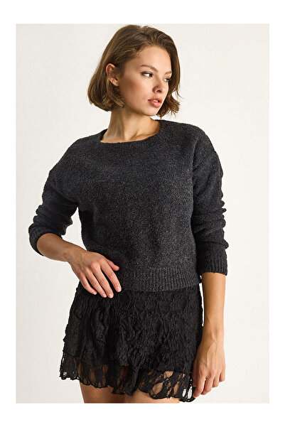 LC Waikiki Nevavm Women's Oval Neck Soft Texture Knitwear Sweater with Differ...