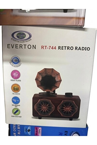 Everton RT-744 Nostaljik Gramofon Tasarımlı Retro Radyo - Bluetooth, USB, TF ...