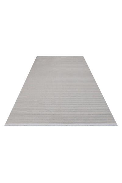 halinet Halı.Net Gray Modern Washable Non-Slip Living Room Carpet Cr-Almira-1...