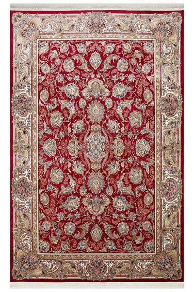 halinet Halı.Net Red Classic Washable Non-Slip Living Room Carpet Eco-Isfahan...