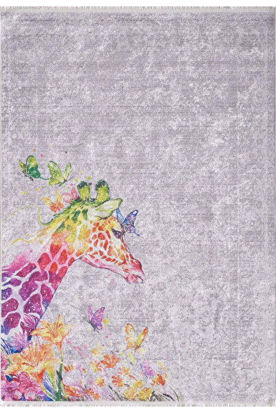 halinet Halı.Net Multi-Colored Modern Washable Non-Slip Living Room Carpet Ha...