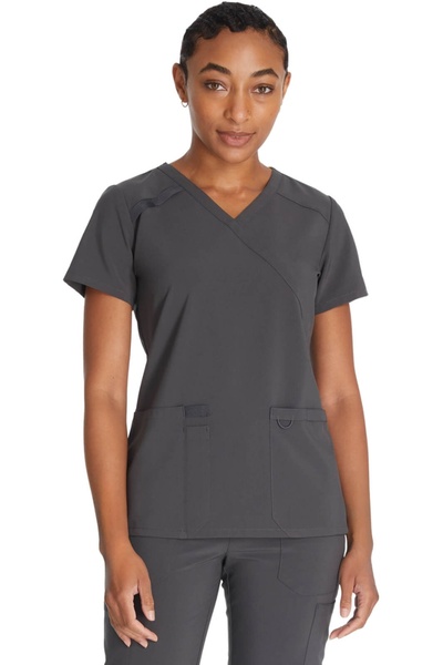 Dickies Medical Dickies EDS Essentials Women's Medical Scrub Top DKE625, Pewt...