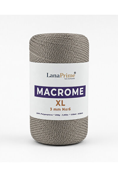 Lanaprime Шнур за макраме (3мм) 230м. Полипропиленов плик 200 гр.