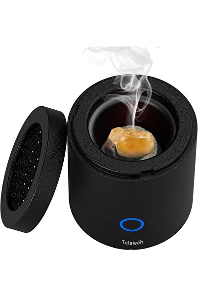 Telawah Portable Incense Burner, Mini USB Type-C Charging Car Aromatherapy Di...