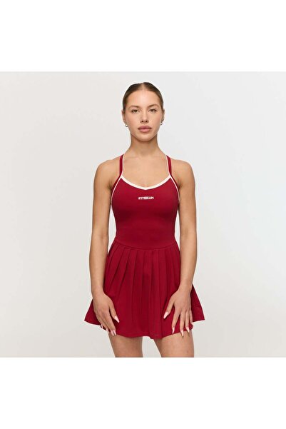 GymBeam Rochie sport tip colegiu roșie XL