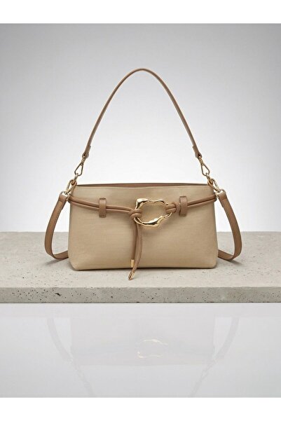 sumoda Women's Canvas Leather Detailed Hand and Shoulder Bag