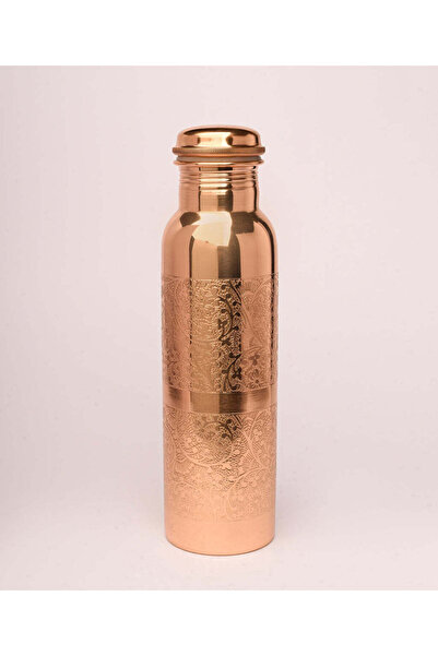 ASTEYA Sticlă de apă din cupru - Model Gravat Oriental 950ml