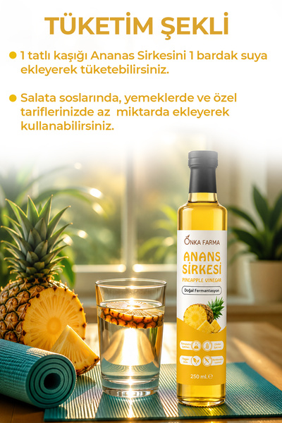 OnkaFarma Onka Farma Ananas Sirkesi 250 ml