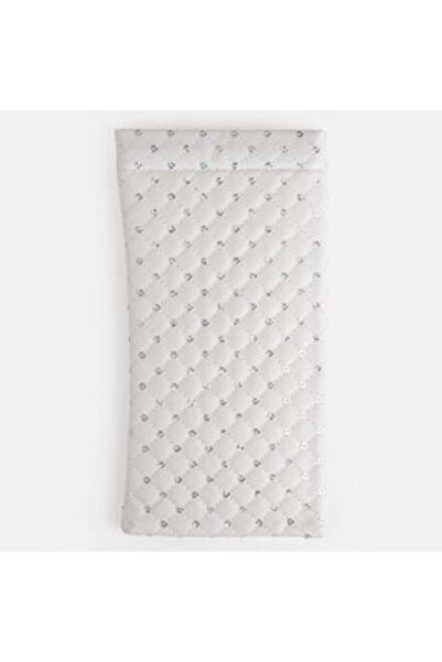 SHOPIENS White Sequin Pouch for Glasses