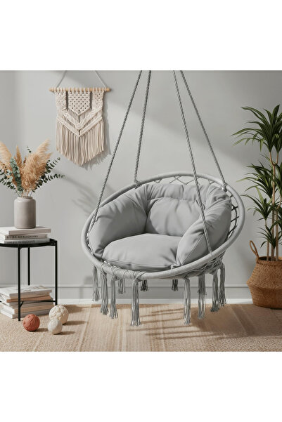 varioshop ® hammock with cushion, suspended armchair type, stork's nest, boho...